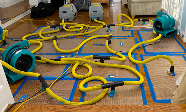 Water damage restoration process in NC